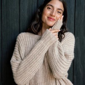 Jenni Kayne Fisherman Cocoon Crewneck XS